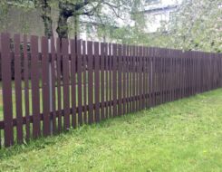 Деревянные ограды
