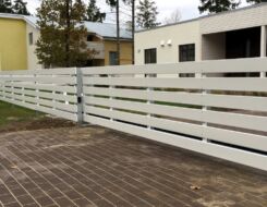 Деревянные ограды