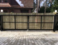 Раздвижные или откатные ворота