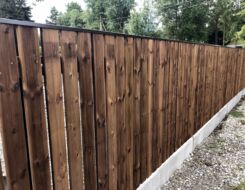 Деревянные ограды