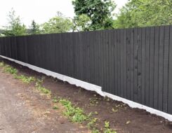 Деревянные ограды