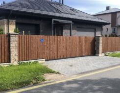 Раздвижные или откатные ворота