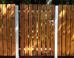 Jalgvärav täidis pruun immutatud lipp Jalgvärav täidis pruun immutatud lipp